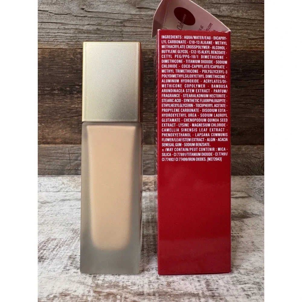 Clarins Everlasting Foundation +‎ SPF 15 #108 Sand NIB 1.1oz | MSRP = $49